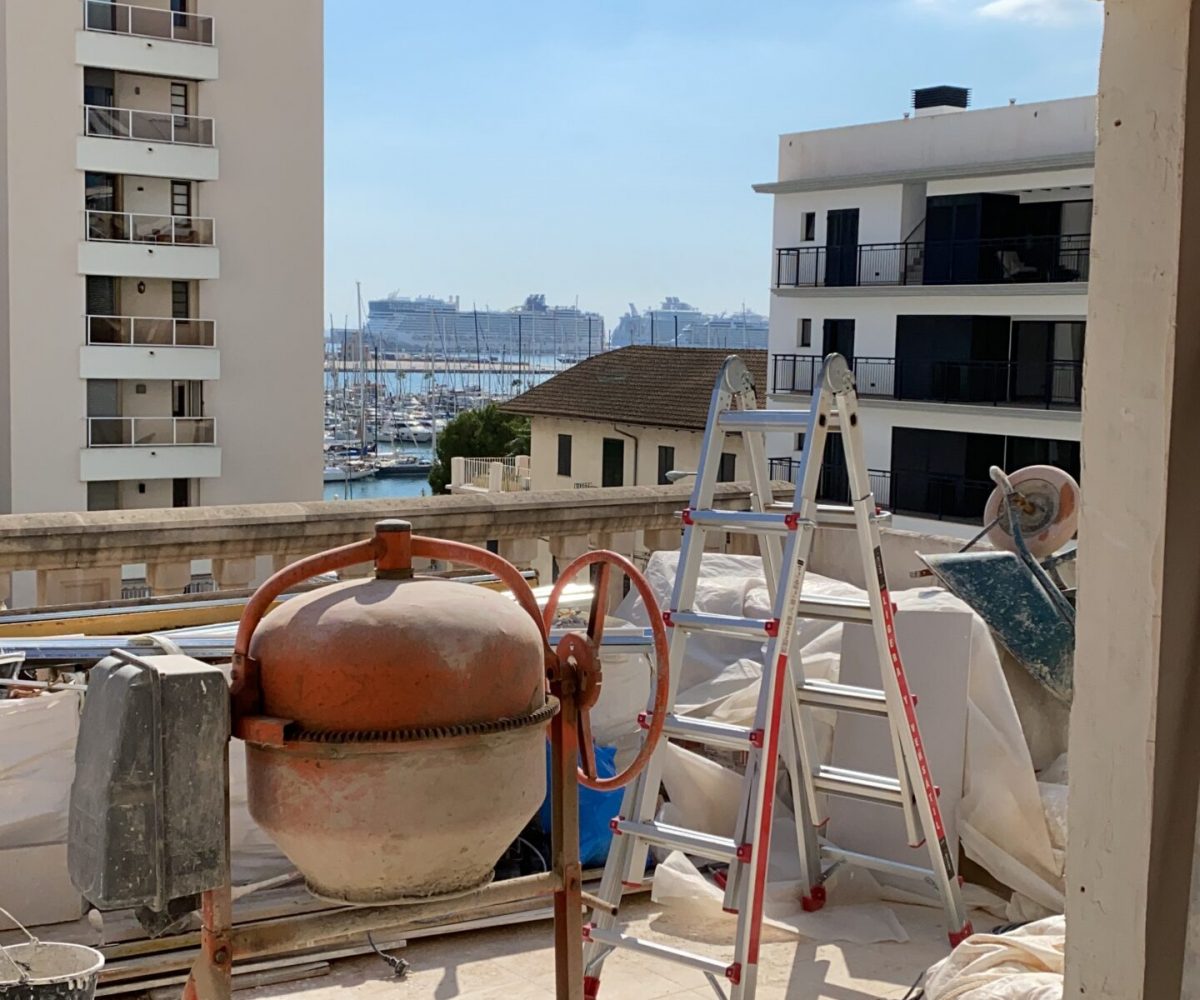 trabajo en terraza